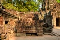 Une sculture ÃÂ  l`intÃÂ©rieur du temple Ta Som dans le domaine des temples de Angkor, au Cambodge